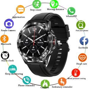 Regarde la nouvelle entreprise ronde pour les hommes intelligents cadrages personnalisés IP68 IP68 Bluetooth imperméable Réponse Call Tracker Sport Smartwatch Men Women