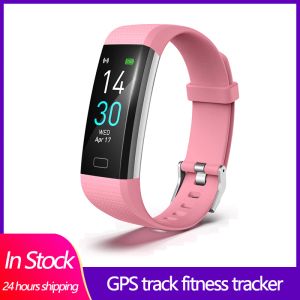 Bekijkt nieuwe S5 Bracelet Heart Rate Blood Pressure Smart Band Fitness Tracker Smartband Bluetooth polsbandje voor Fitbits Smart Watch 2023