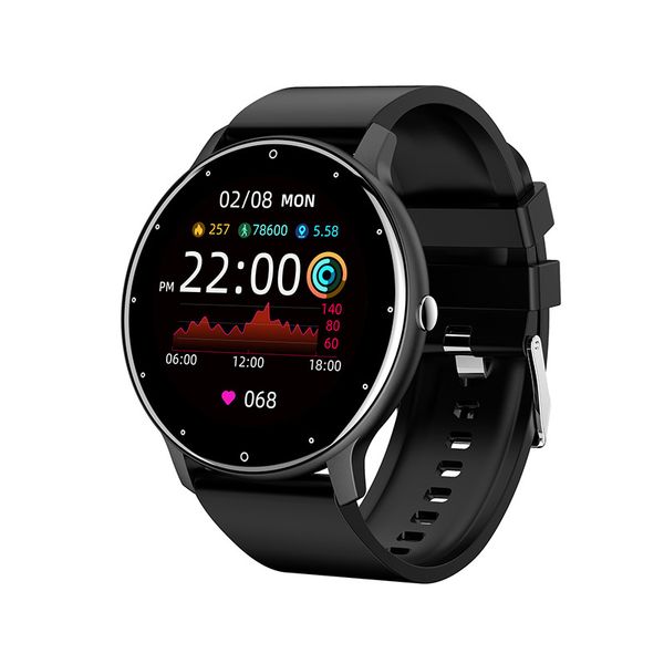 Montres nouveaux hommes intelligents plein écran tactile Sport Fitness montre IP étanche Bluetooth pour Android Ios Smartwatch boîte montre