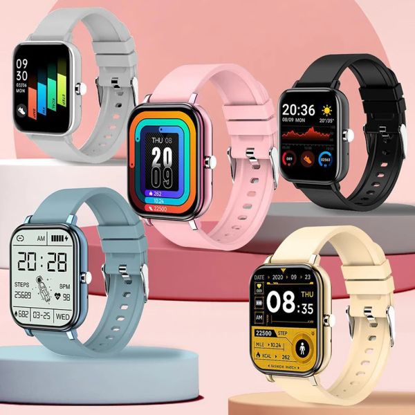 Montres New Smart Watch Women Men Men Full Touch Dial Call Fitness Tracker IP67 Bluetooth imperméable Réponse Bluetooth Call Smartwatch femme