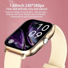 Regarde un nouveau SmartWatch Sport Smart Watch Full Touch Men Femmes Salle du cardiaque tracker de fitness Bluetooth Call GTS 2 P8 Plus pour le téléphone xiaomi