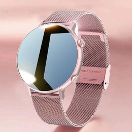 Relojes Nuevas Mujeres Bluetooth Llamada Smartwatch Hebreo HD Pantalla Táctil Bluetooth Música ECG Prueba Fitness Deportes Reloj Inteligente Hombres Mujeres + caja