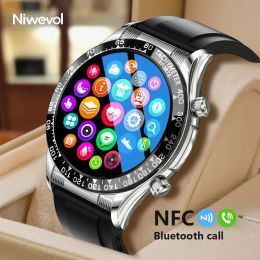 Relojes Niwevol Smart Watch 2022 NFC Smartwatch Bluetooth Llamadas Relojes Hombres Fitness Pulsera 1.32 pulgadas Modo multideportamiento