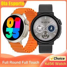 Bekijkt Ola Esporte Smart Watch Ultra 2 Men Women Round Smartwatch Btphone Call Watch NFC Waterdichte Fulltouch Smart Bracelet Waterdicht
