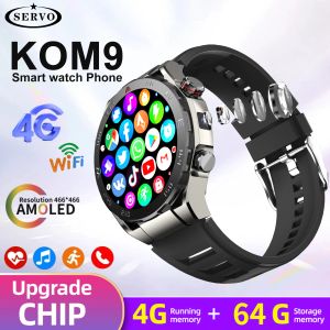 Horloges Originele 4G 64G Smart Watch Ultra Heren Google Play Store Sim-kaartsleuf Waterdichte sport Bluetooth Android-telefooncamera Video