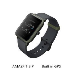 Horloges Origineel Amazfit Bip Smart Horloge Bluetooth GPS + GLONASS Sport Hartslagmeter IP68 Waterdichte Oproepherinnering ZEPP APP Met Doos