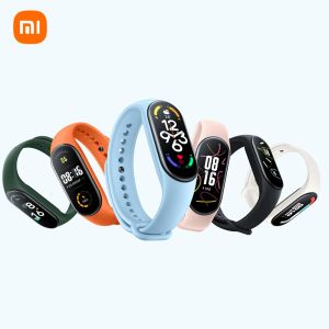 Montres Original Xiaomi Mi Band 7 Smart Wristban Smart 1,62 pouces Affichage AMOLED 24 BRACEAUX DE FITNATION SUIVANCE DE CARD