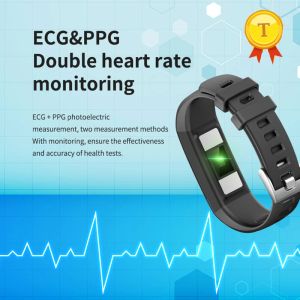 Relojes precisos de presión arterial Ecg Erlder Band Smart Heart Rele PPG Actividad de brazalete inteligente Tracker de fitness inteligente Smart Wristwatch