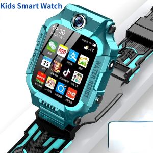 Montres Q19B Children Kids Smart Watch SOS Emplacement de l'appel téléphonique Tracker Ammaire AMALOST Écran tactile Topproofroproof Student Wristwatch