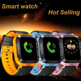 Horloges Q528 Y21 Touchscreen Kids GPS -horloge met cameramlichting Smart Watch Sleep Monitor GPS SOS Baby Watch PK Q50 Q750 Q100