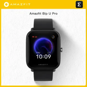 Horloges gerenoveerde machine Amazfit bip u pro gps smartwatch kleurscherm 31 g 5 atm waterresistentie 60+ sportmodus smart horloge