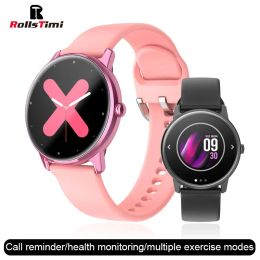 Montres Rolstimi 2021 Smart Watch Men Mouvement Mouvement étanche Smartwatch Band de bracelet de fitness de pression artérielle pour Android Apple Xiaomi