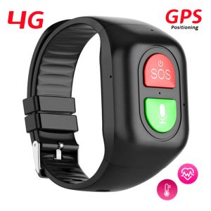 Montres S8 Téléphone âgé 4G Appeler Smart Watch SOS ANTILOSS GPS Positionnement Tracker Sate Care