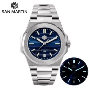 Montres San Martin 42 mm Top Band Men Diving Watch Fashion Classic Luxury Automatic Mething Watchs Sapphire étanche 200m Relogio