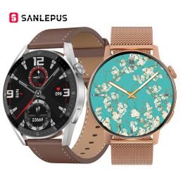 Relojes Sanlepus New 2022 NFC Smartwatch Men Women Smart Watch Watch Door Access Control Bluetooth Llamas inalámbricas Fitness Pulsera