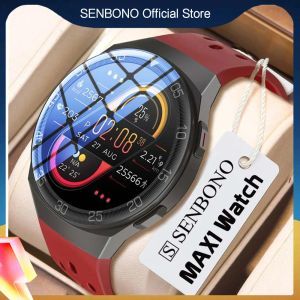 Montres Senbono Max1 2021 Smart Watch Men IP68 IP68 IPLOPIER 24 MODE SPORTS FITNEST STAUTER Femmes Smartwatch pour iOS Android Huawei Xiaomi