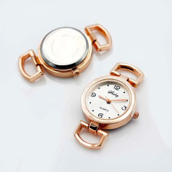 Montres Shsby Personnalité DIY ROSE GOLD Watch Header Roman Numerals Circle Watch Table Core Watchband Watch Accessories Wholesale