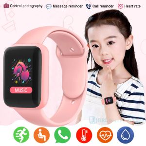 Regarde silicone fitness smart watch enfants enfants smartwatch pour filles étudiants garçons horloge intelligente sport imperméable enfant smartwatch