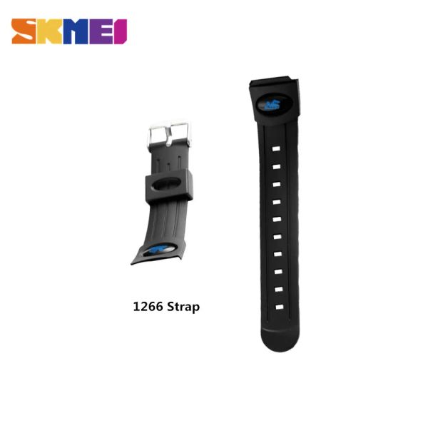 Montres Skmei 1266 1548 1068 1258 1219 1251 marque originale bracelet en silicone noir pour hommes montres