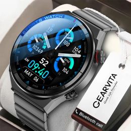 Montres Smart Watch 3mate 1,5 pouce True Full Screen 454 * 454 Ultrahd NFC GPS Track ECG IP68 Night Light Mode Men Sports Smartwatch