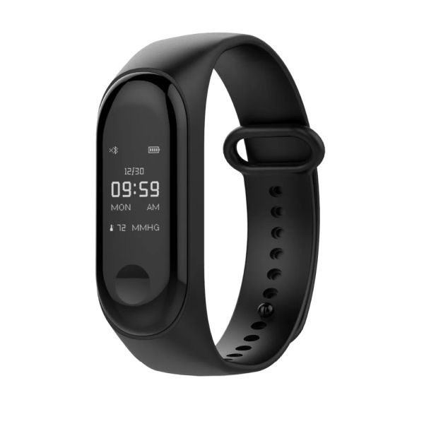 Relojes Smart Watch Bracelet Reliperio cardíaco Monitor de presión arterial Pulso Pulso Fitness Tracker SmartBand para iPhone Xiaomi PK Mi Band 3