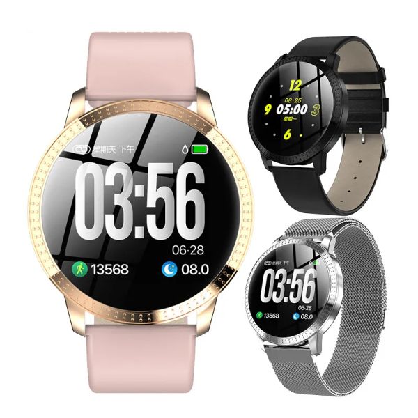 Regardez Smart Watch Bracelet Sport Activity Fitness Tracker avec une fréquence de sommeil du moniteur de sommeil de la pression artérielle podomètre étanche étanche SM