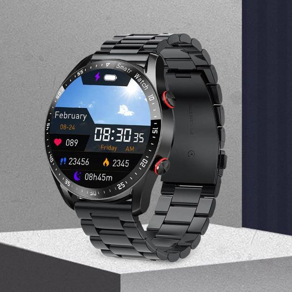 Montres Smart Watch ECG + PPG Man Women Watch Watch Full Screen Touchez plusieurs modes sportifs Petomètre pour les sports extérieurs Fitness Working Fitness