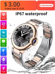 Horloges Smart Watch Voor Heren Smartwatch Koreaans Ondersteuning 2023 Dameshorloge Connected Watch Stalen band Pols Origineel Waterdicht