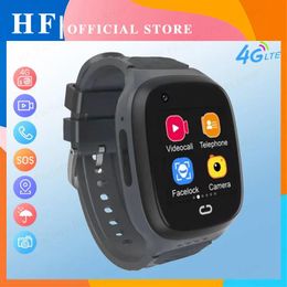 Montres Montre intelligente enfants 4G LT31 GPS suivi WIFI IP67 étanche HD appel vidéo Smartwatch SOS SIM carte gardien pour bébé horloge cadeaux