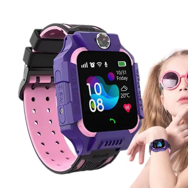 Relojes Smart Watch Kids GPS Wifi Video Caminator SOS Imploude Water Water Water Smartwatch Camera Monitor al aire libre Teléfono Mira