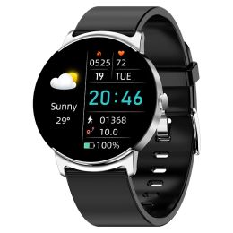 Kijkt Smart Watch KS02 Men Women Fashion Sport Smartwrist NFC Music 1.32inch Heartny Blood Oxygen Smartwatch voor Android iOS