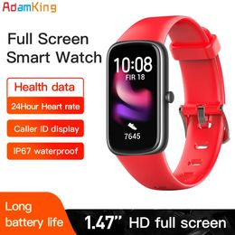 Relojes Sport Smart Band Watch Monitor de ritmo cardíaco Pantalla táctil completa Reloj inteligente resistente al agua para hombres Mujeres PK Xiaomi Mi band 6 Para Miband 6