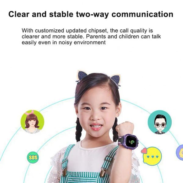 Montre les accessoires de mode élégants pour enfants LED LED Smart Watch plusieurs langues Unisexe Kids Smart Watch for Daily Wear