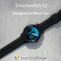 Montres TicsMartWatch E2 pour les hommes portez le système d'exploitation par Google Smart Watch GPS 5ATM Machine d'affichage Sportswatch imperméable iOS Android