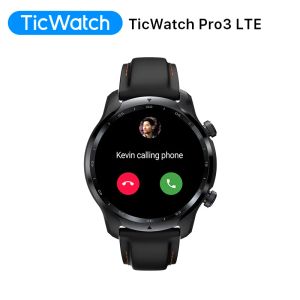 Watchs TicWatch Pro 3 LTE (Revenushish) Wear Os Smartwatch Snapdragon Wear 4100 8 Go Rom 3 à 45 jours Life de batterie NFC et GPS intégrés