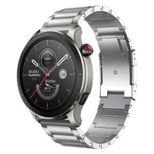 Reloj la correa de metal de titanio para Amazfit GTR 4 GTR4/2 3 Pro/GTR 47 mm Banda de reemplazo de 22 mm Accesorios de brazalete de banda para la banda