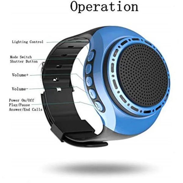 Montres U6 Coloré Running LED Cool Poignet Bluetooth Montre Haut-Parleur Sport Musique FM Radio Support 8 Go 16 Go TF Carte pour Tout Téléphone Plus Intelligent