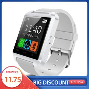 Kijkt U8 Bluetooth Call Sleep Monitor Altimeter Stapsometer Smart Watch voor Android iOS