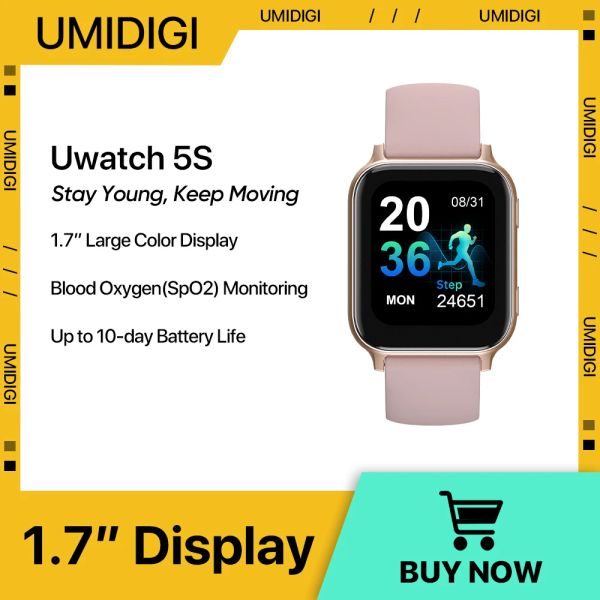 Montres UMIDIGI Uwatch 5S Bluetooth montre intelligente 1.7 