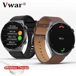 Uhren VWAR DT3 Pro Max Smart Watch Männer Drahtloses Ladegerät NFC Smartwatch Bluetooth Anruf GT3 Fitness Armband Mann für Huawei Samsung 2022