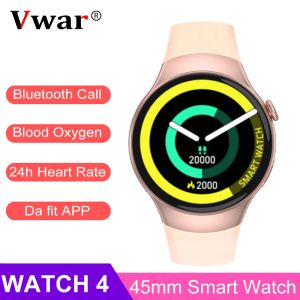 Montres VWAR Watch 4 Bluetooth Dial Appelez les femmes Smart Watch Heart Cate Monitor Sport Smartwatch Men pour Android iPhone Samsung Phone