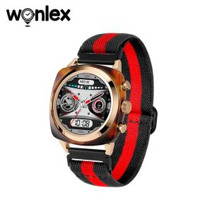 Montres wonlex dw24 femmes mode smartwatch Unique Lady Watch Bracelet Men Men Sports Watch Bluetooth Call Health Monitor