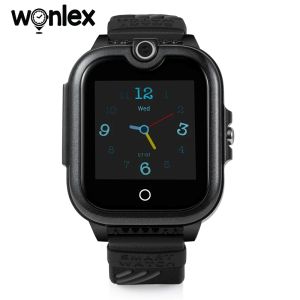 Bekijkt Wonlex Smartwatches Kids 4G GPS Tracker SOS Monitor Baby Watch iOS Android KT13 Antilost Positionering Telefoon Kindcameraklok