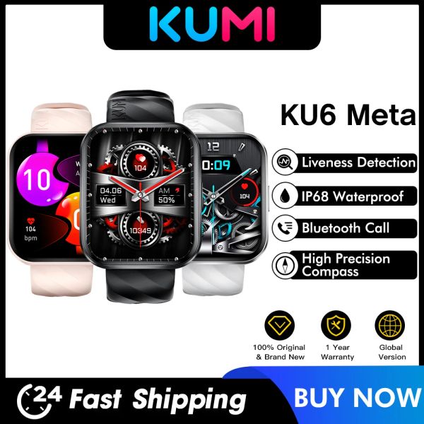 Relojes World Premiere Kumi Ku6 Meta Smart Watch 1.96 