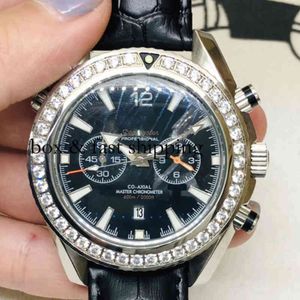 Horloges Pols Luxe Modeontwerper Automatisch Mechanisch Vijf Naald Zwart Huid Volautomatisch Hw029 Heren montredelu