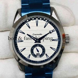 Montres poignet luxe créateur de mode automatique mécanique lumière trois bord bleu Gs039 hommes montredelu 451