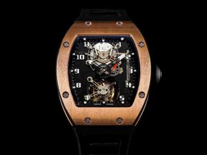 horloges polsWatch-ontwerper JB-kv Watch Zwitserse standaard tourbillonbeweging RM011 RM21-01 RM12-01 RM53-01 RM68-01 Titanium keramische koolstof FJ13O