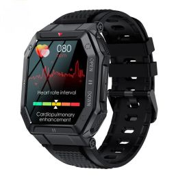 Montres Xiaomi 2023 K55 1,85 pouces militaires Smartwatch Men Bluetooth Call 350mAh 24h Moniteur sain