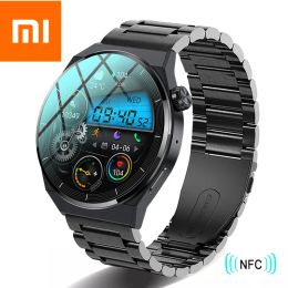 Montres Xiaomi 2024 NFC Smart Watch Men GT3 Pro AMOLED 390 * 390 HD ÉCRANSE SÉFAILLANCE BLUETOOTH CALL IP68 IP68 Smart Smartwatch pour Huawei