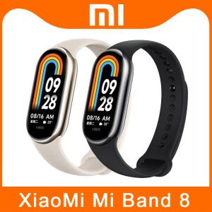 Montres Xiaomi Mi Band 8 Smart Bracelet 7 Color Amoled Screen Miband 8 Blood Oxygen Fiess Traker Bluetooth Sport Smart Watch